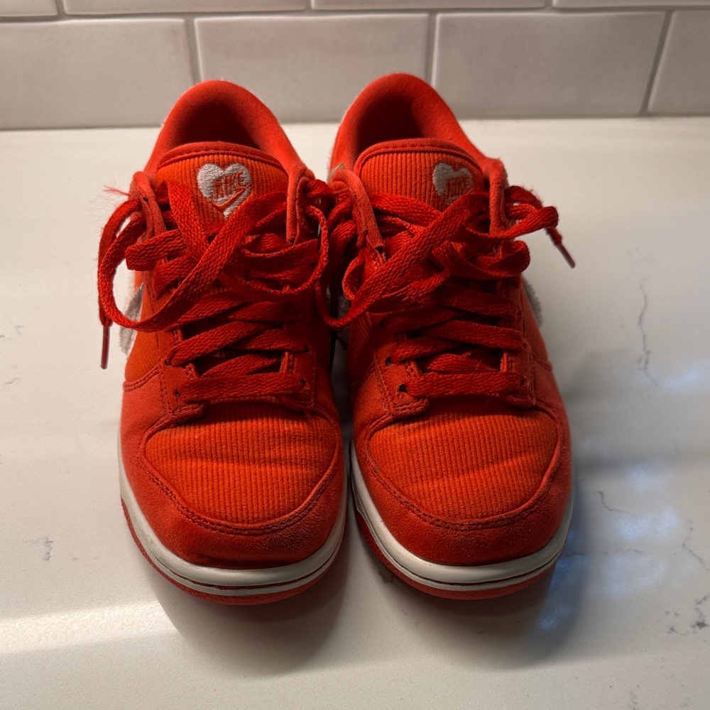 Nike Kids Dunk low Red Sneakers
